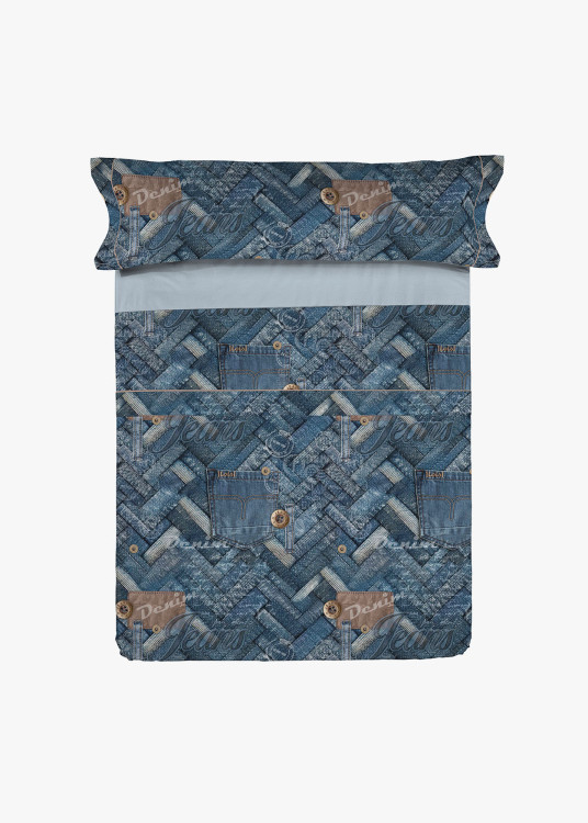 Juego Sabanas FILADELFIA azul