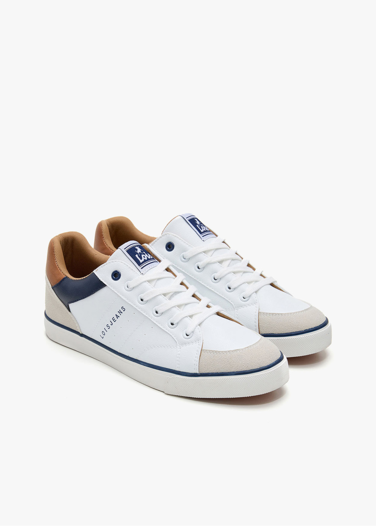 Bambas Casual Tenis Cordones blanco