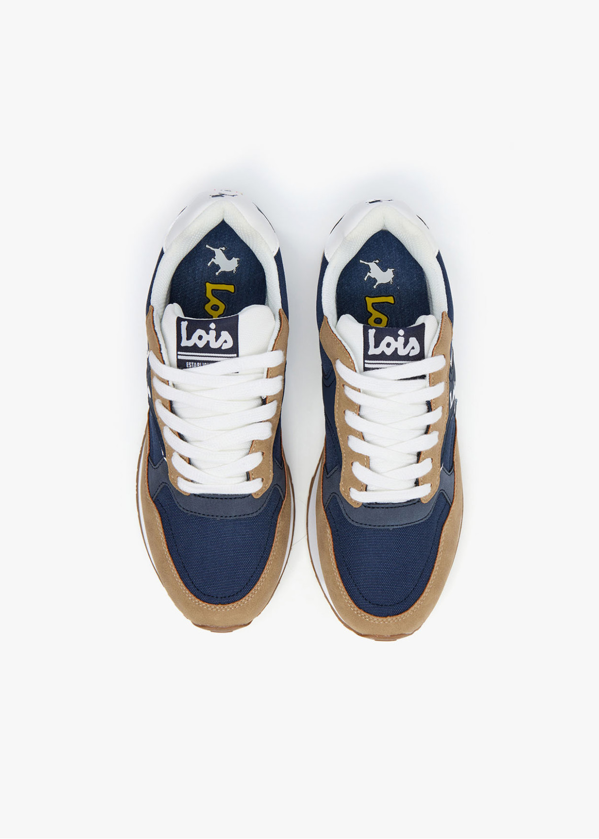 Sneakers Tiempo Libre running combinado azul