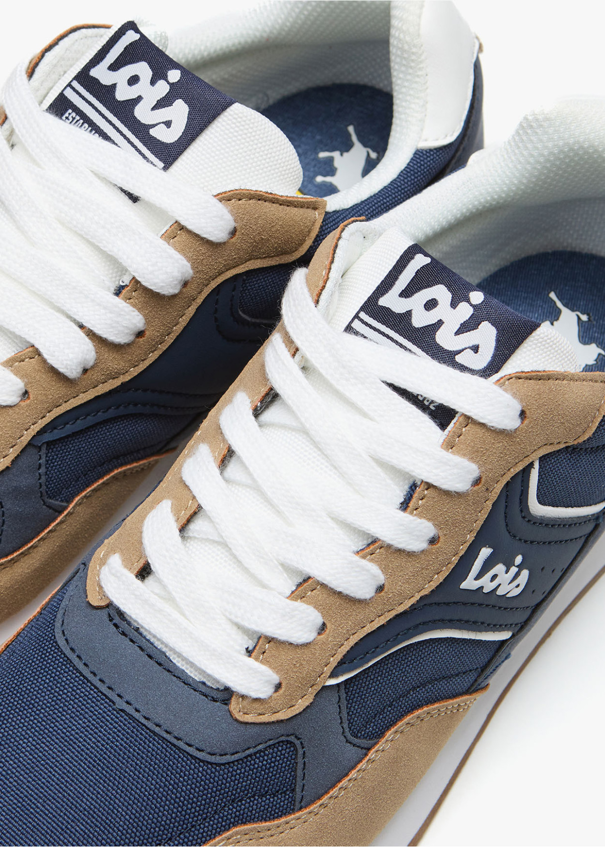 Sneakers Tiempo Libre running combinado azul