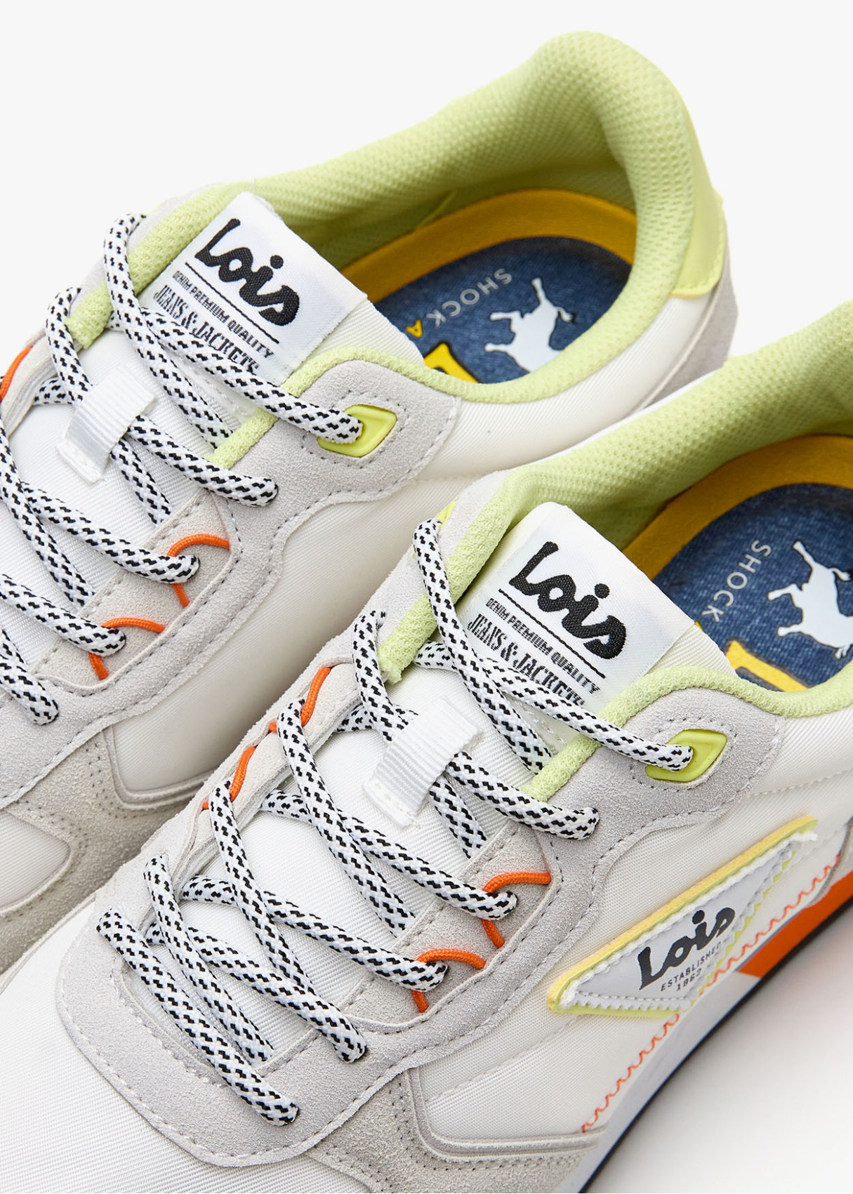 Sneakers casual Tipo Running verde blanco