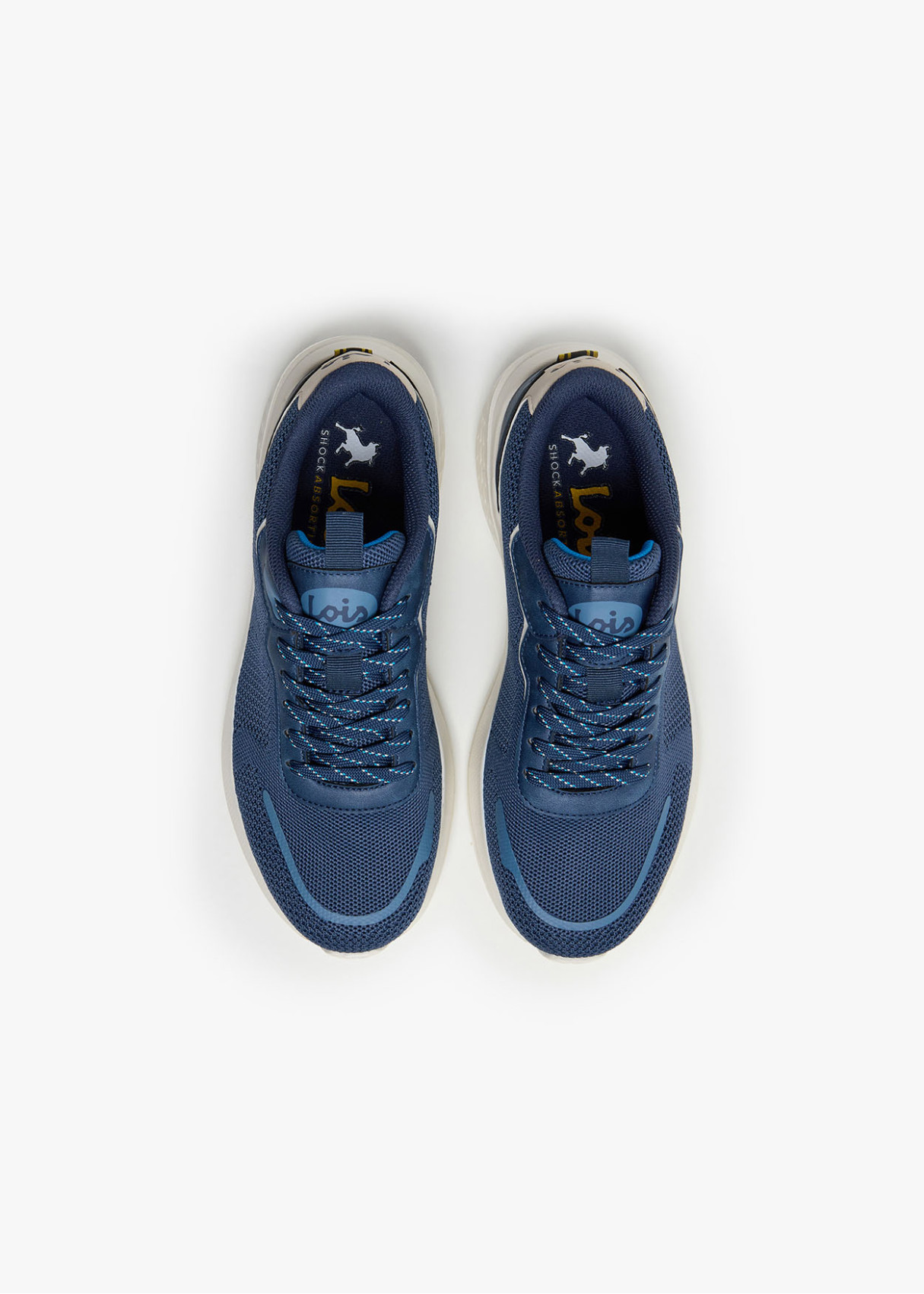 Sneakers Malla Técnica En azul