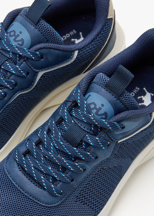 Sneakers Malla Técnica En azul