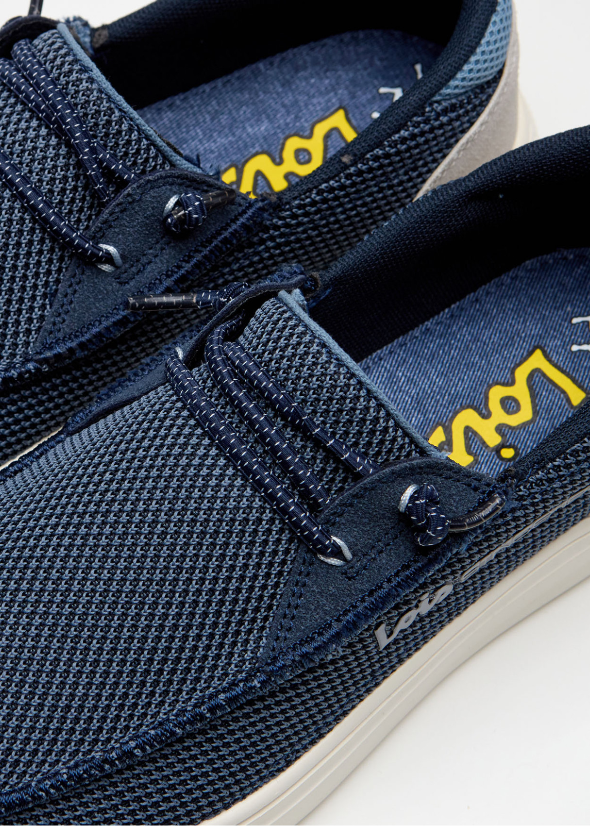Bambas slip-on cordones azul