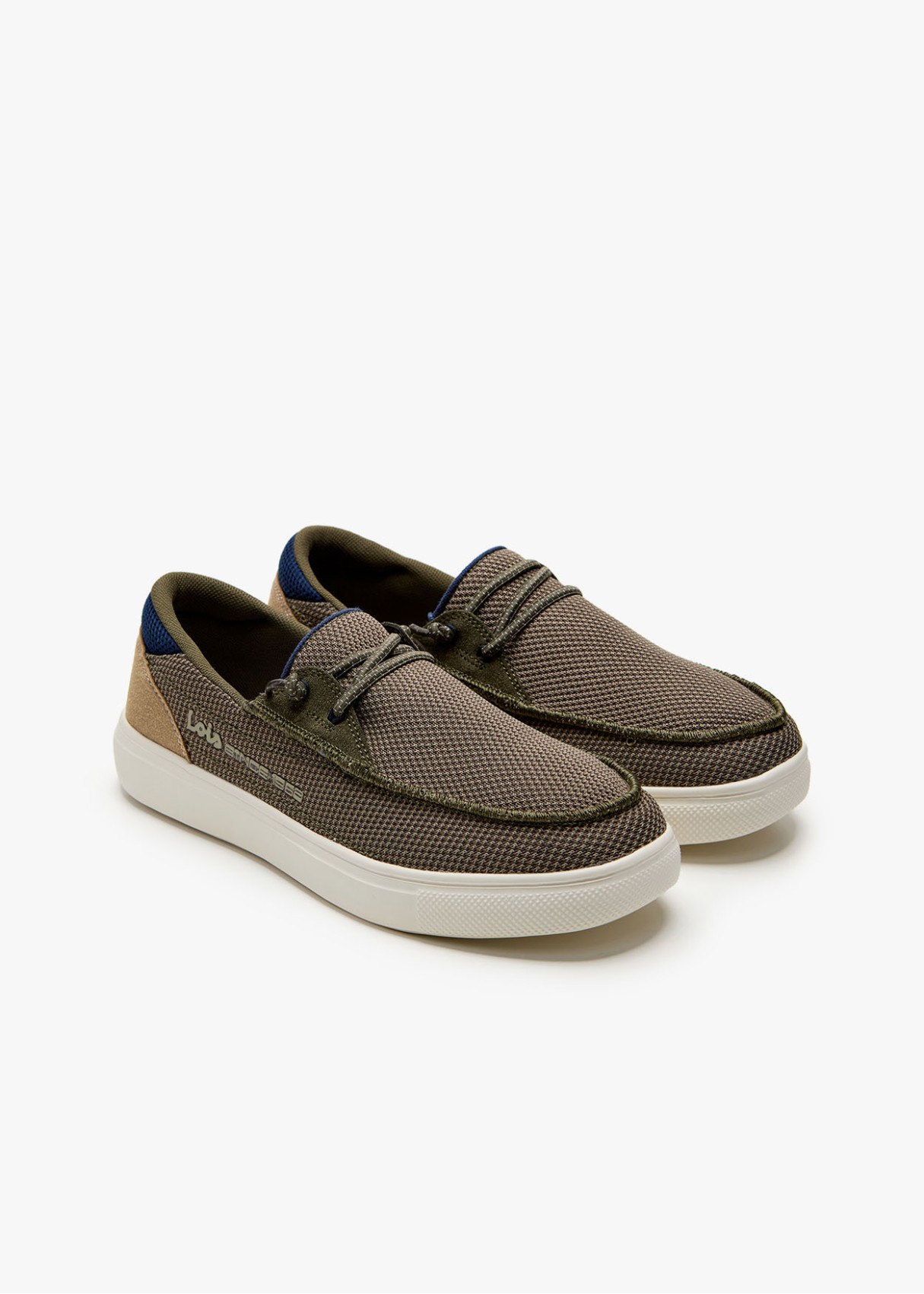 Bambas slip-on cierre cordones verde