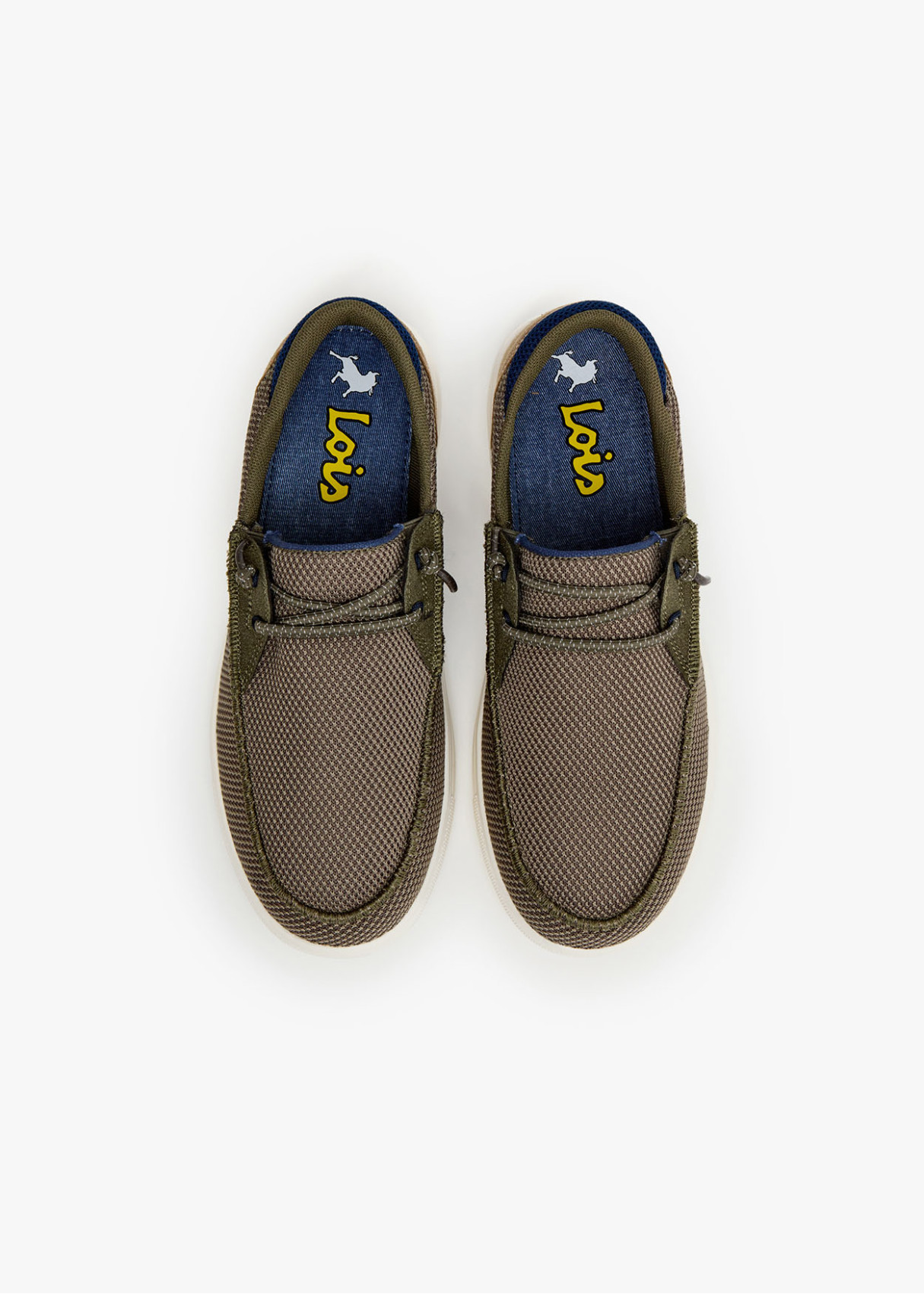 Bambas slip-on cierre cordones verde
