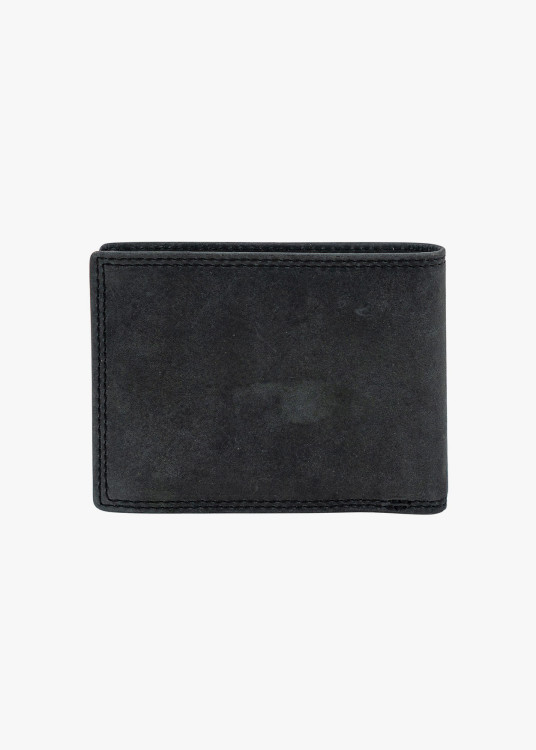 Cartera De Piel Con monedero Y Tarjetero gris