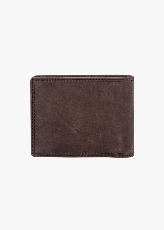 Cartera De Piel Con monedero Y Tarjetero marrón