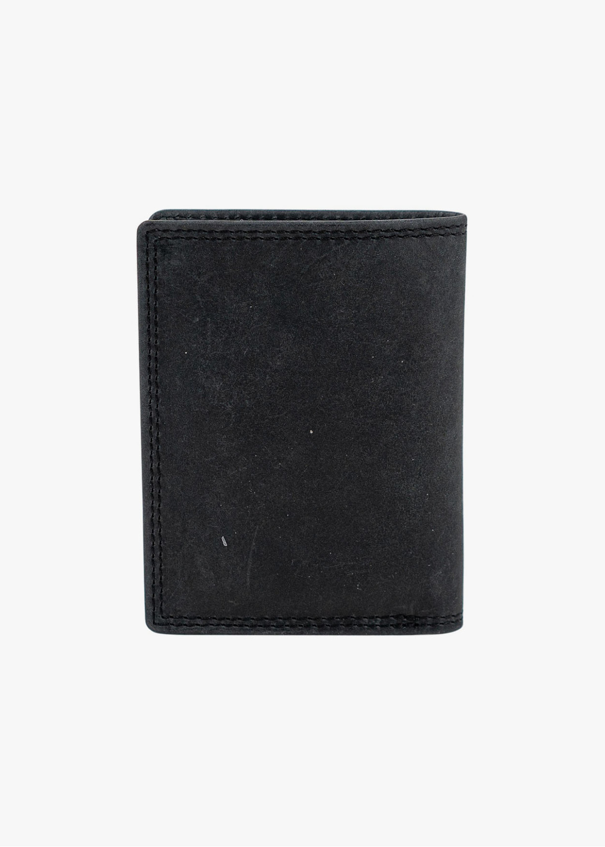 Cartera tarjetero De Piel vertical monedero interior gris