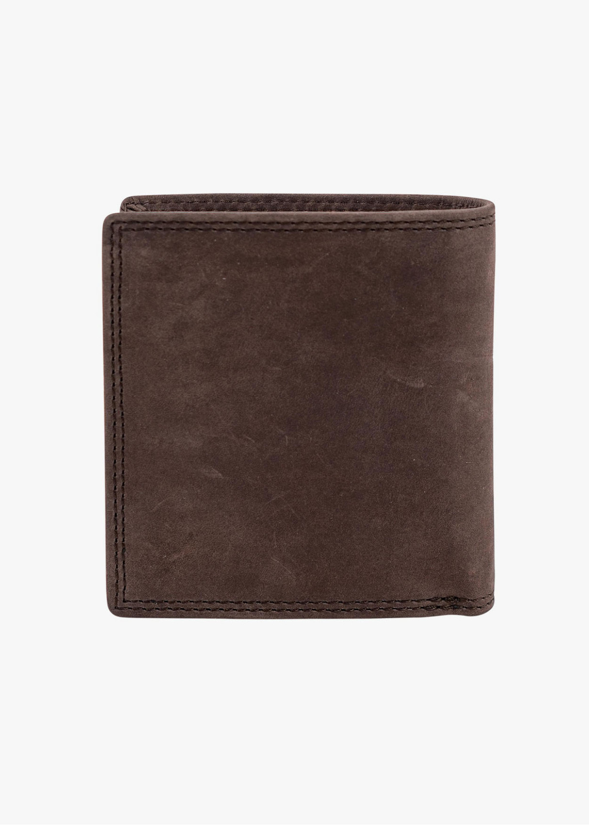 Cartera De Piel múltiples compartimentos marrón