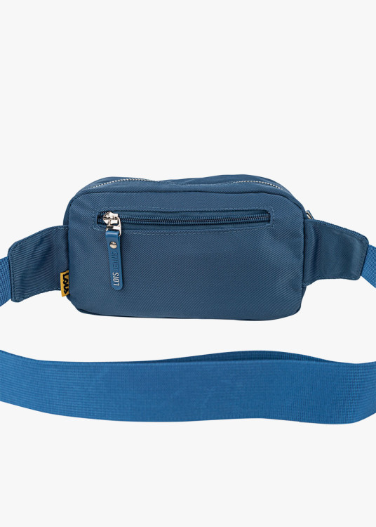 Riñonera compacta casual azul