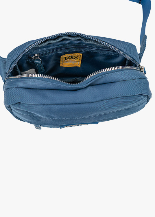 Riñonera compacta casual azul