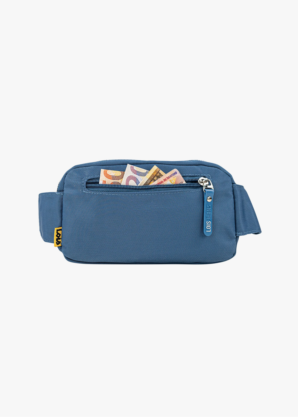 Riñonera compacta casual azul