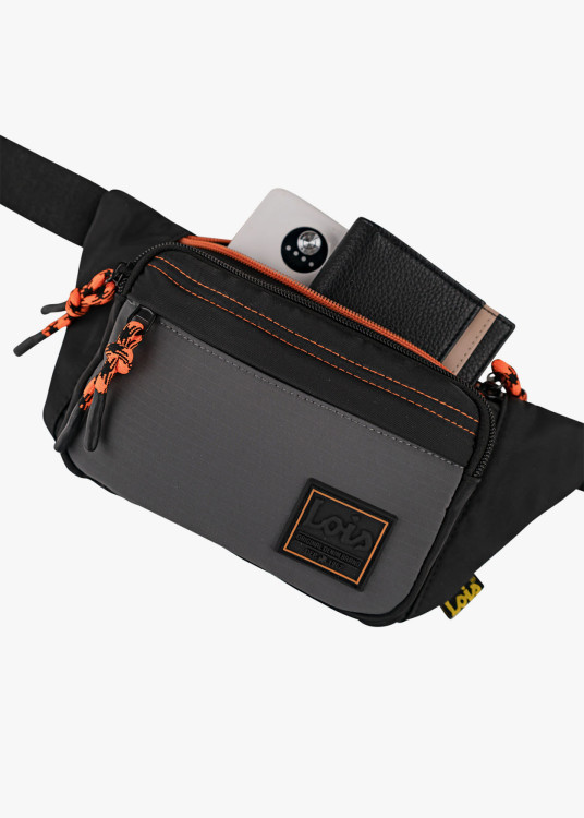 Riñonera Urbana Compacta gris oscuro