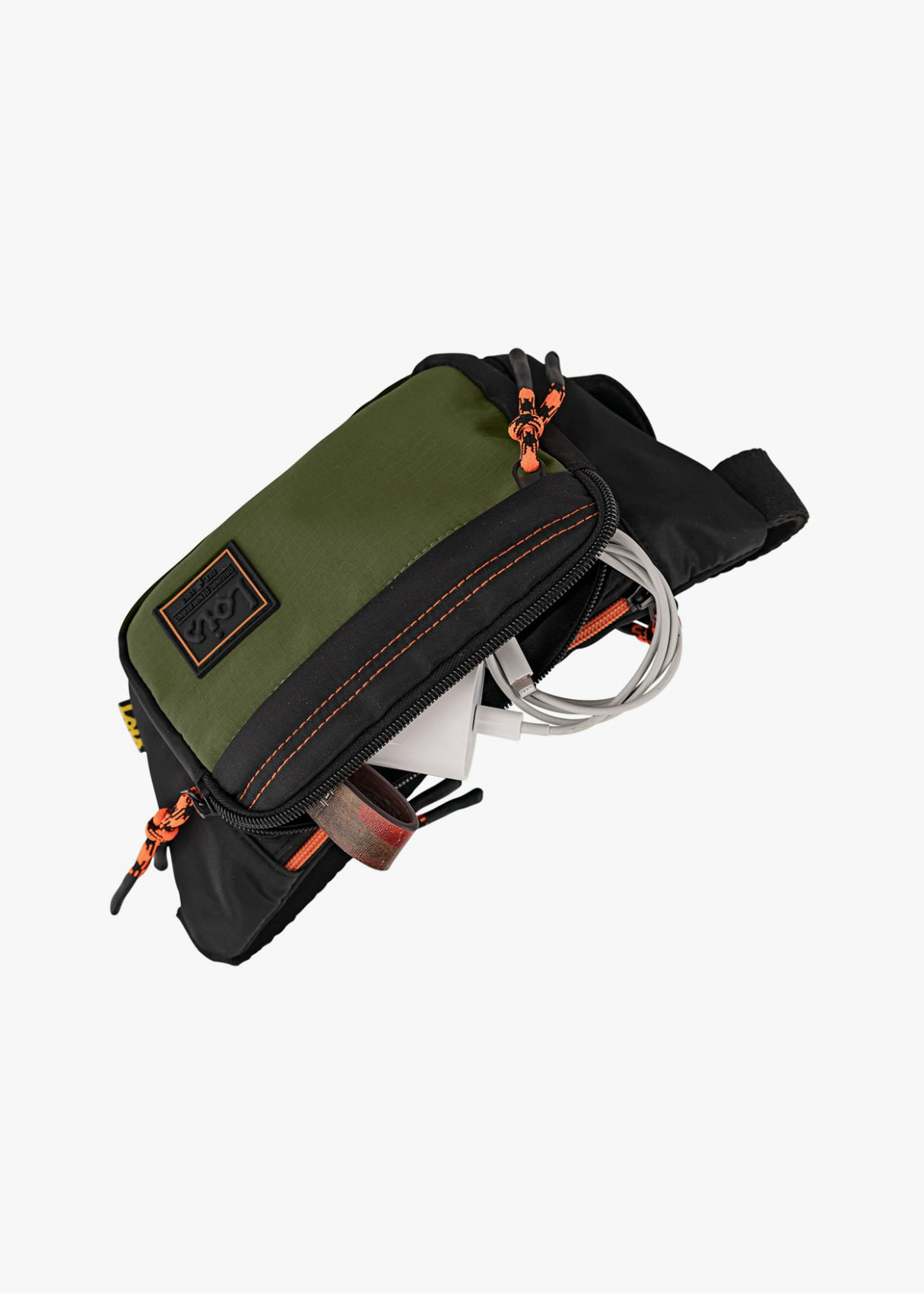 Riñonera Urbana Compacta verde militar