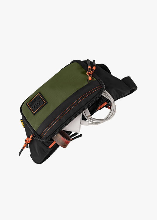 Riñonera Urbana Compacta verde militar