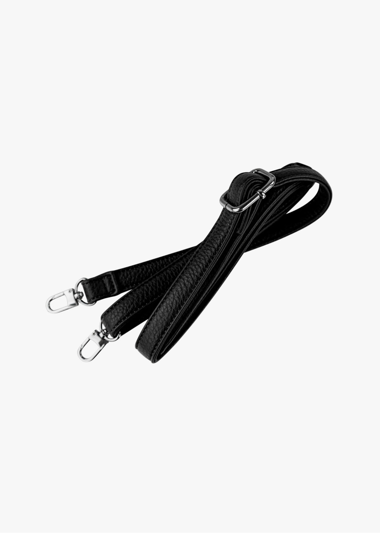 Bolso bandolera bicolor asa superior trenzada negro