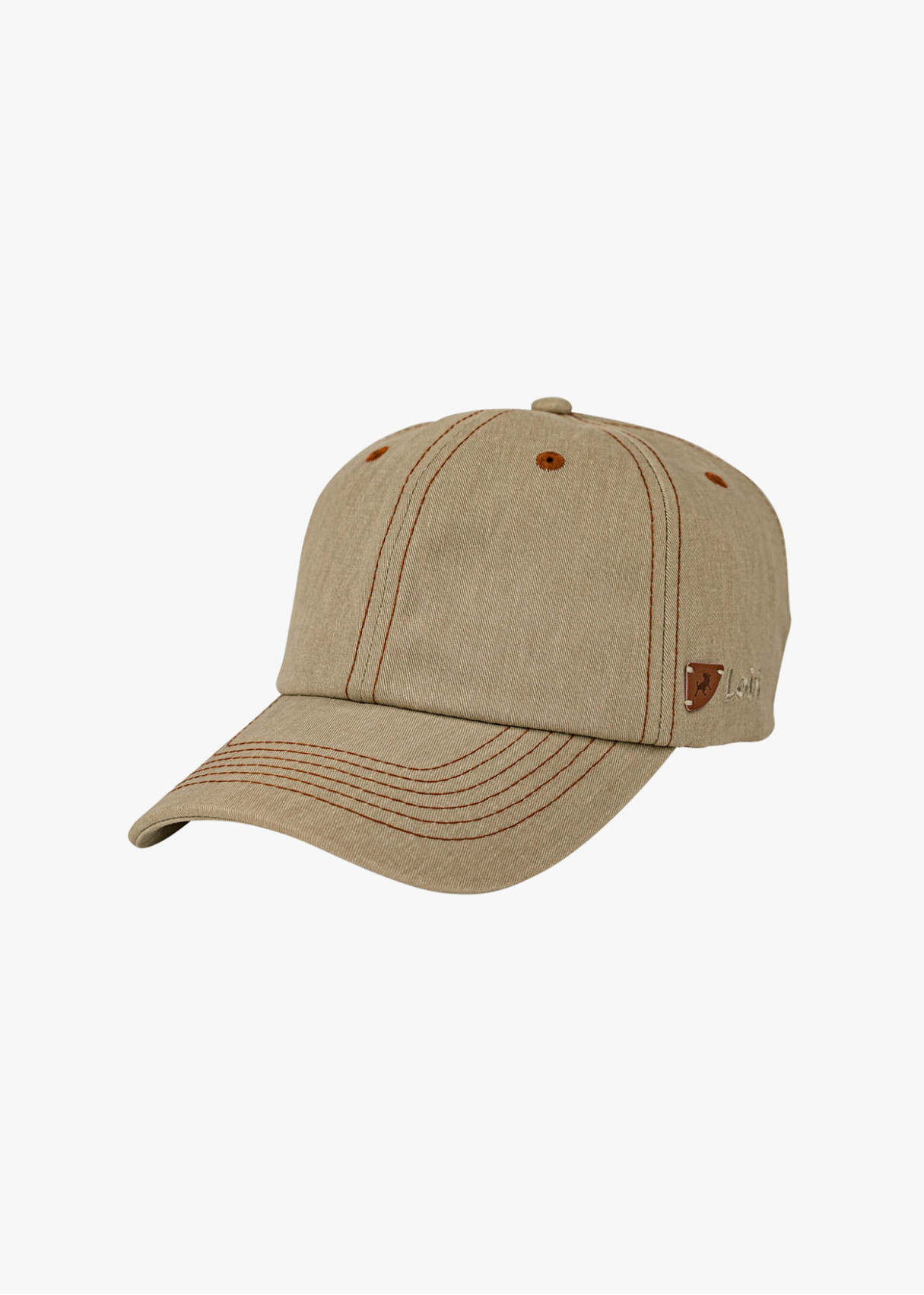 Gorra béisbol casual denim beige