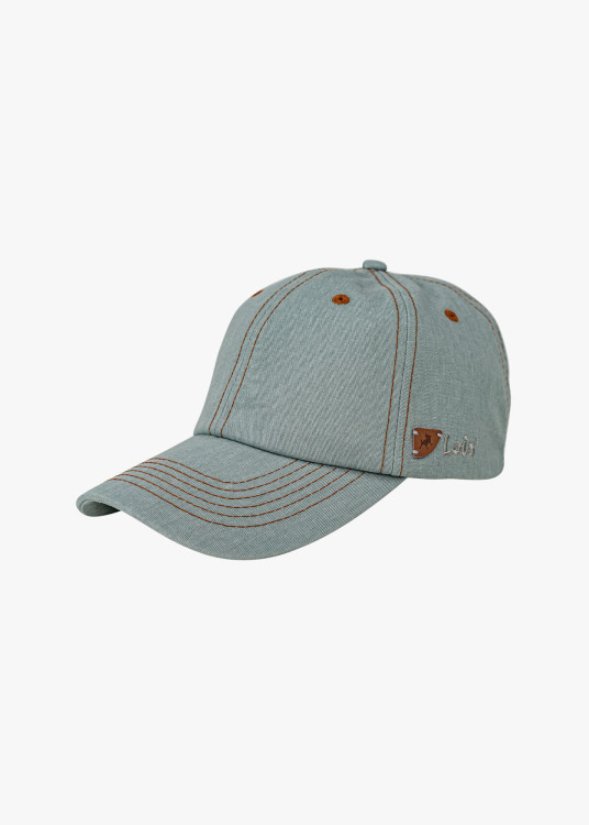 Gorra béisbol denim vintage azul claro