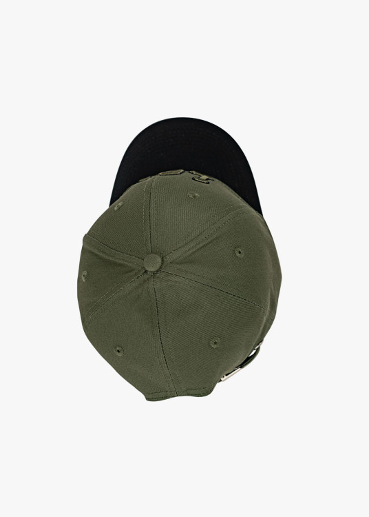 Gorra béisbol bicolor verde