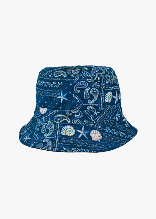 Gorro Pescador estampado azul marino