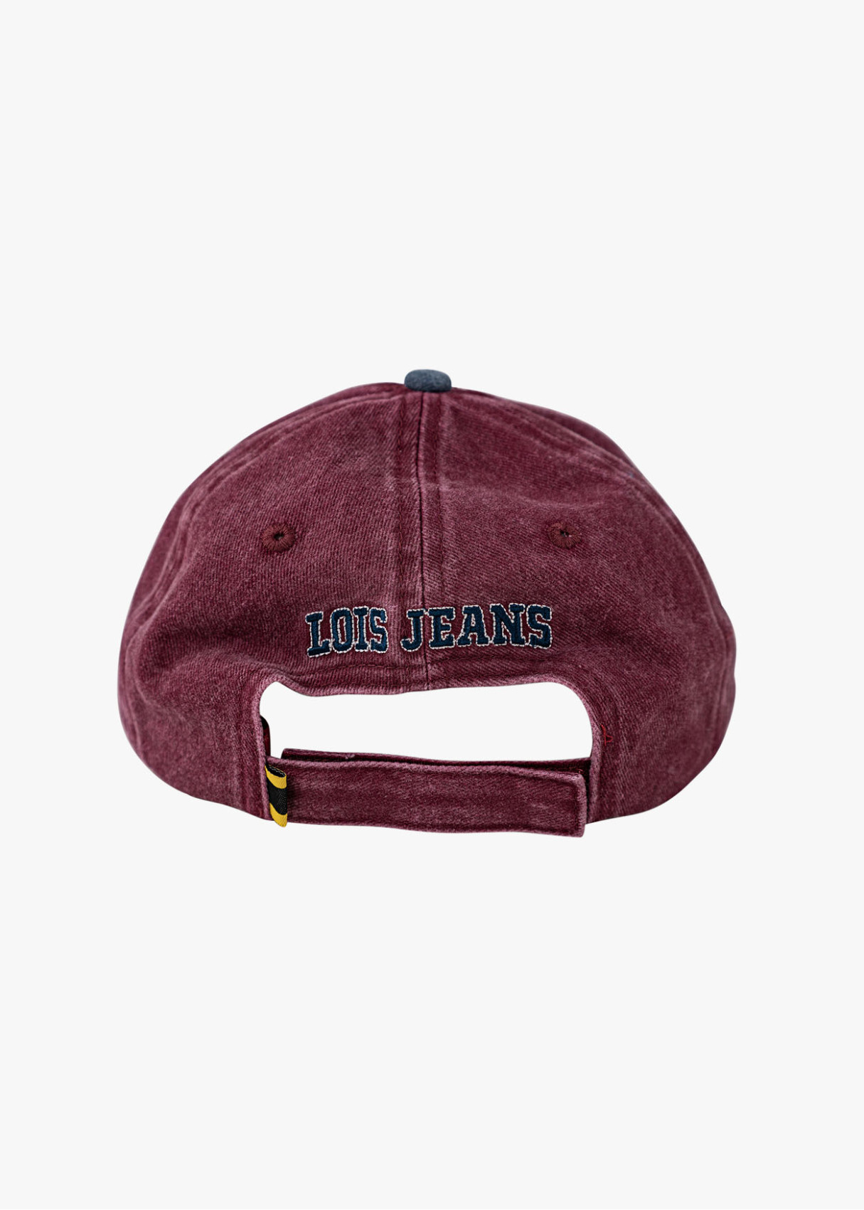 Gorra béisbol diseño vintage granate