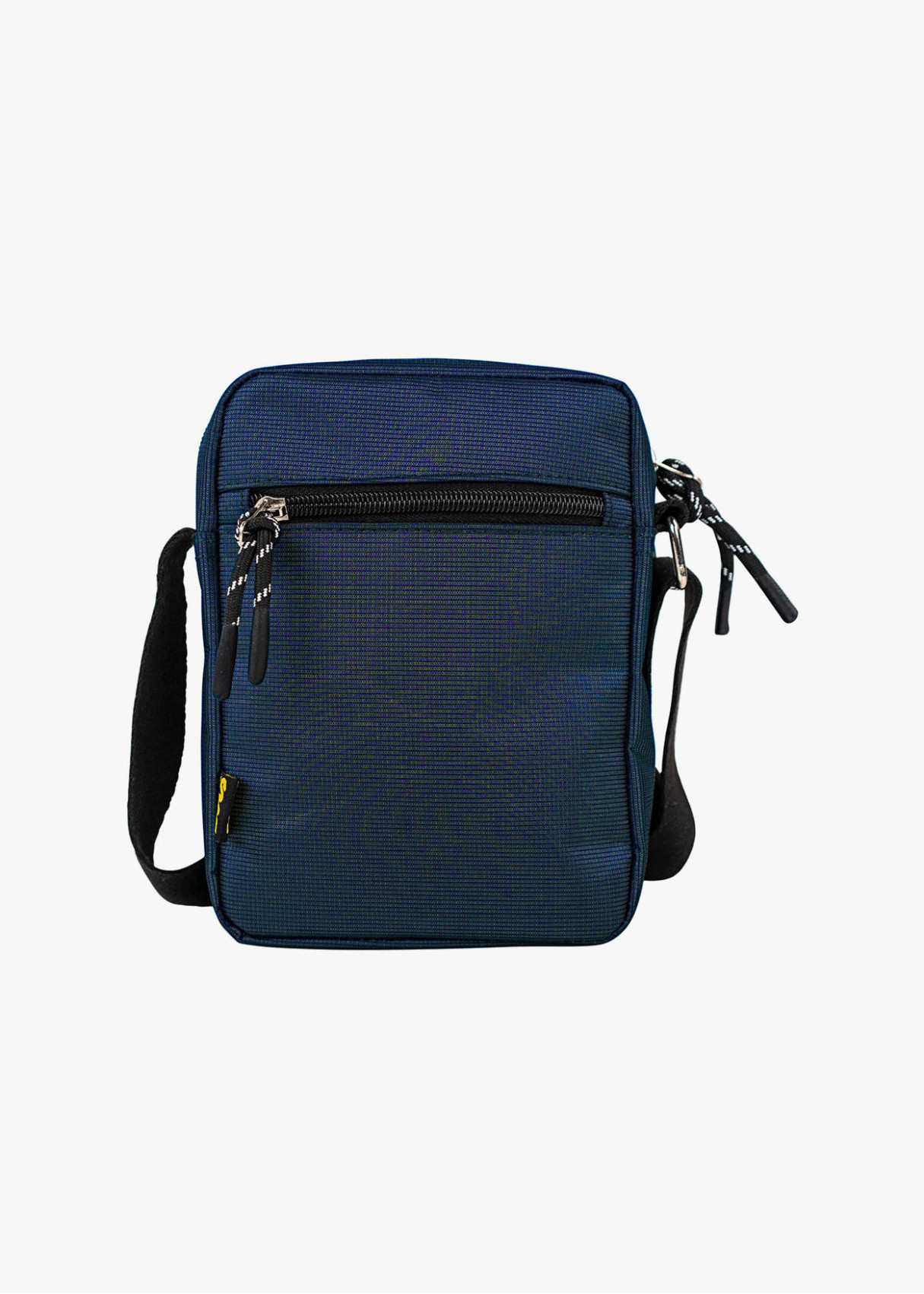 Bolso bandolera cremallera delantera azul