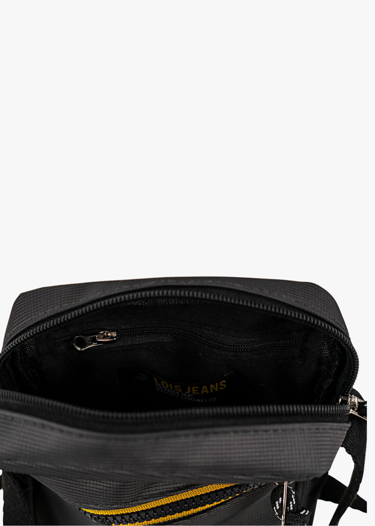 Bolso bandolera urbano múltiples compartimentos gris