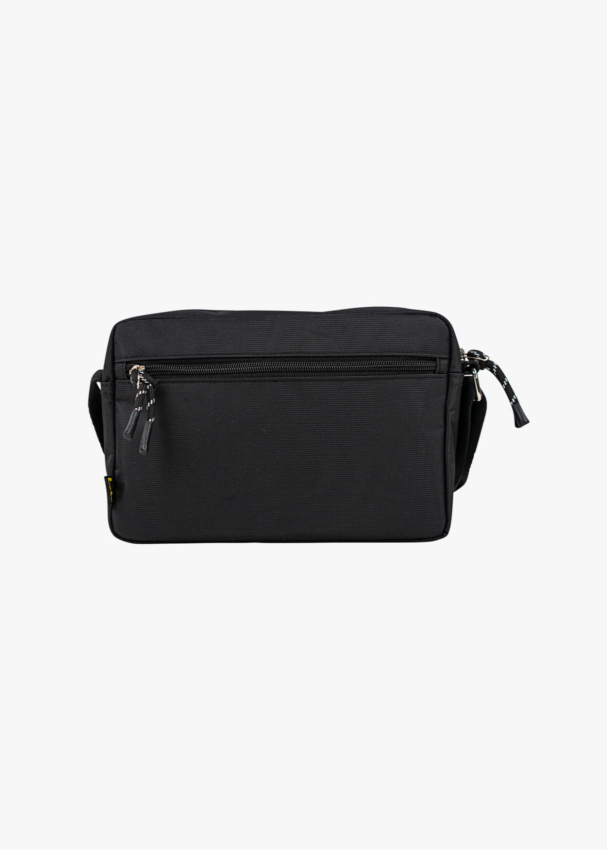 Bandolera casual doble compartimento negro