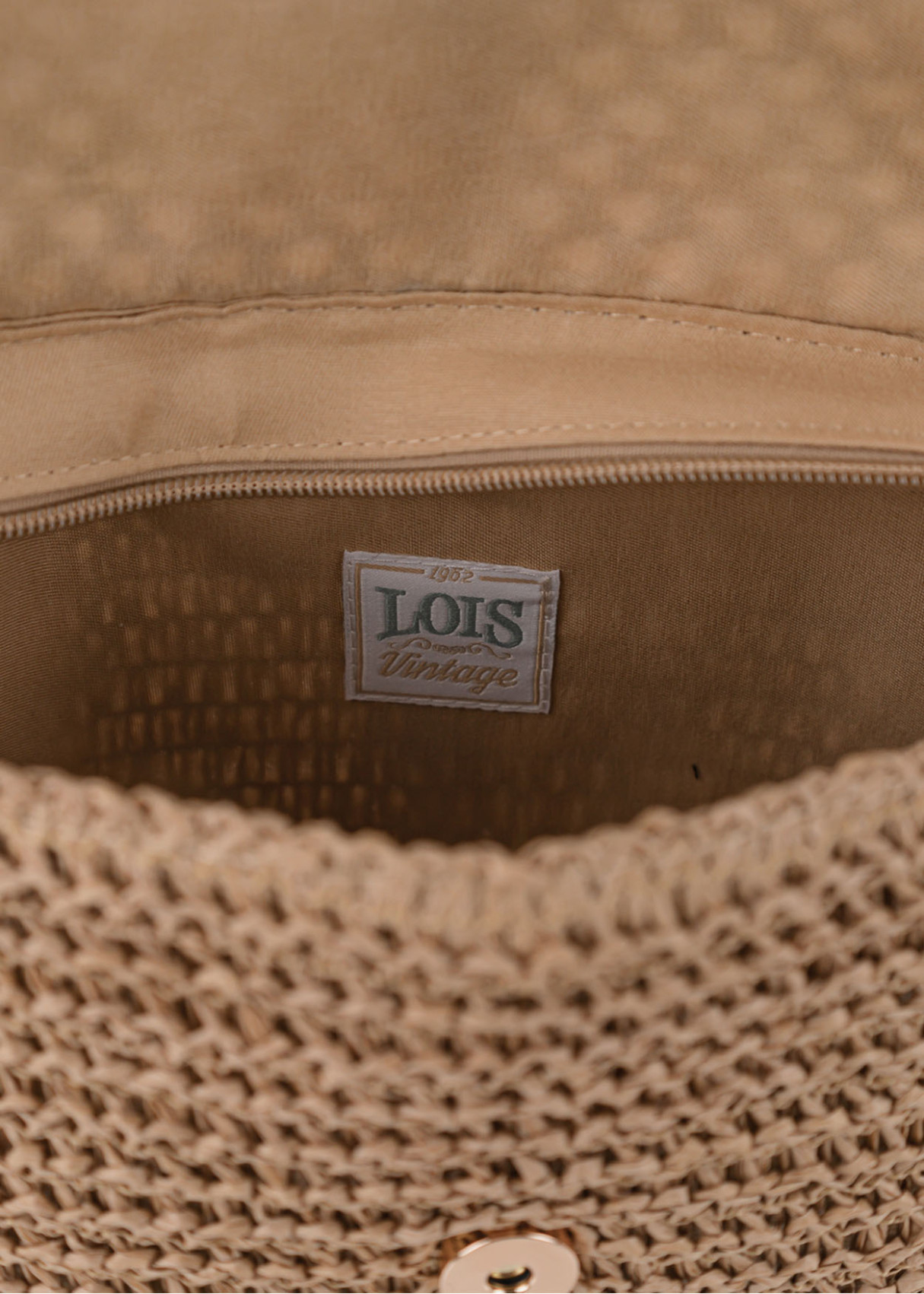 Bolso Bandolera Rafia Estilo veraniego detalle borlas marrón