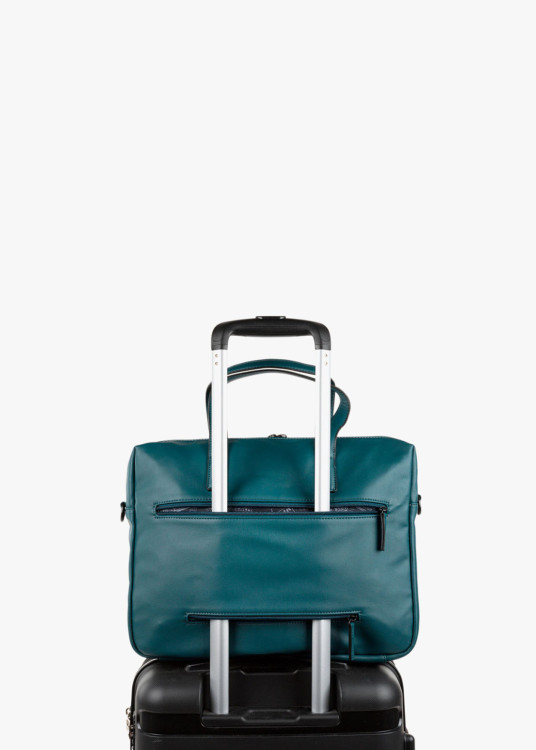 Maletín Portátil 15.6 Pulgadas con Bandolera Regulable Azul