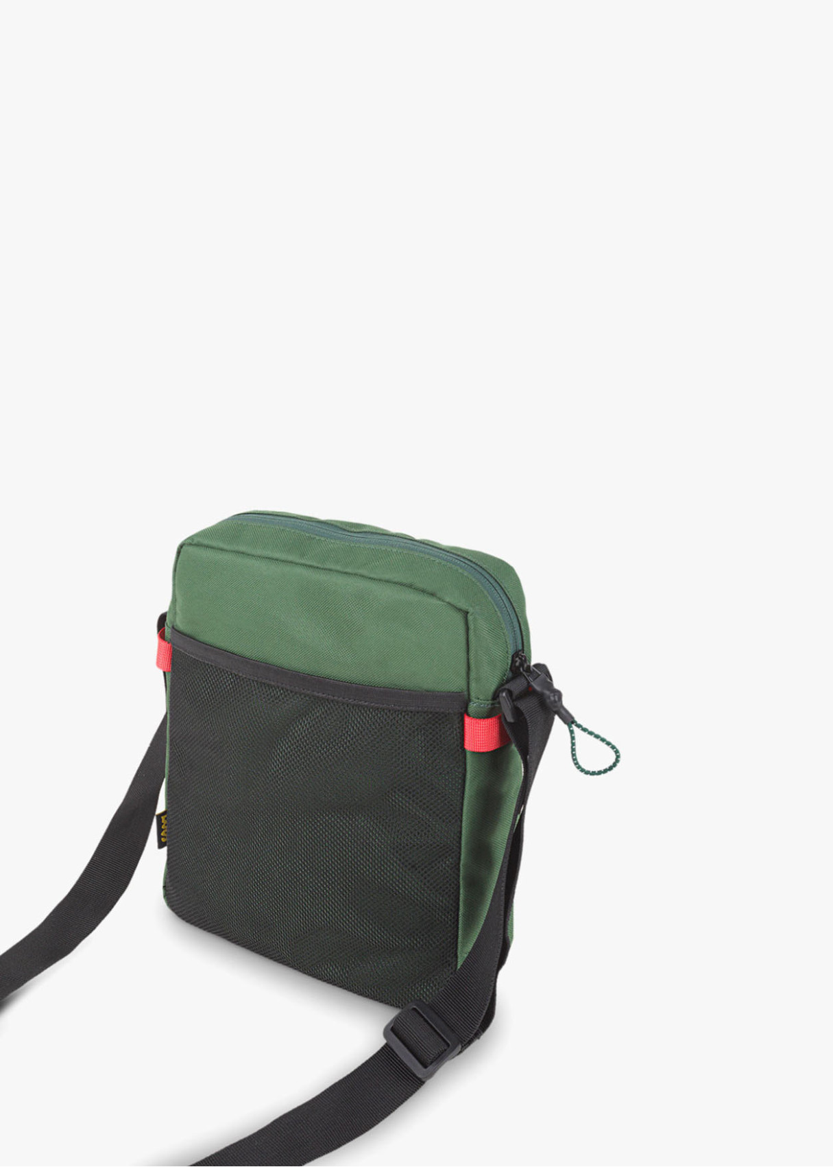 Bandolera con Asa Ajustable y Cierre Cremallera Verde