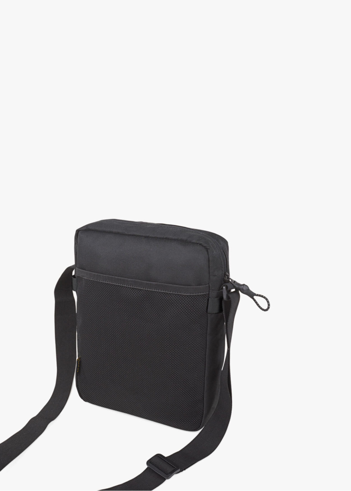 Bandolera con Asa Ajustable y Cierre Cremallera Negro
