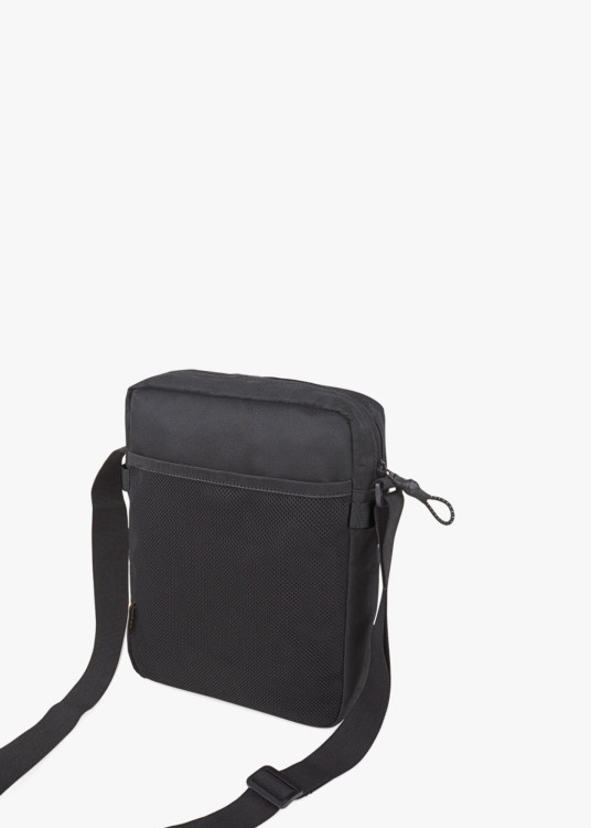 Bandolera con Asa Ajustable y Cierre Cremallera Negro