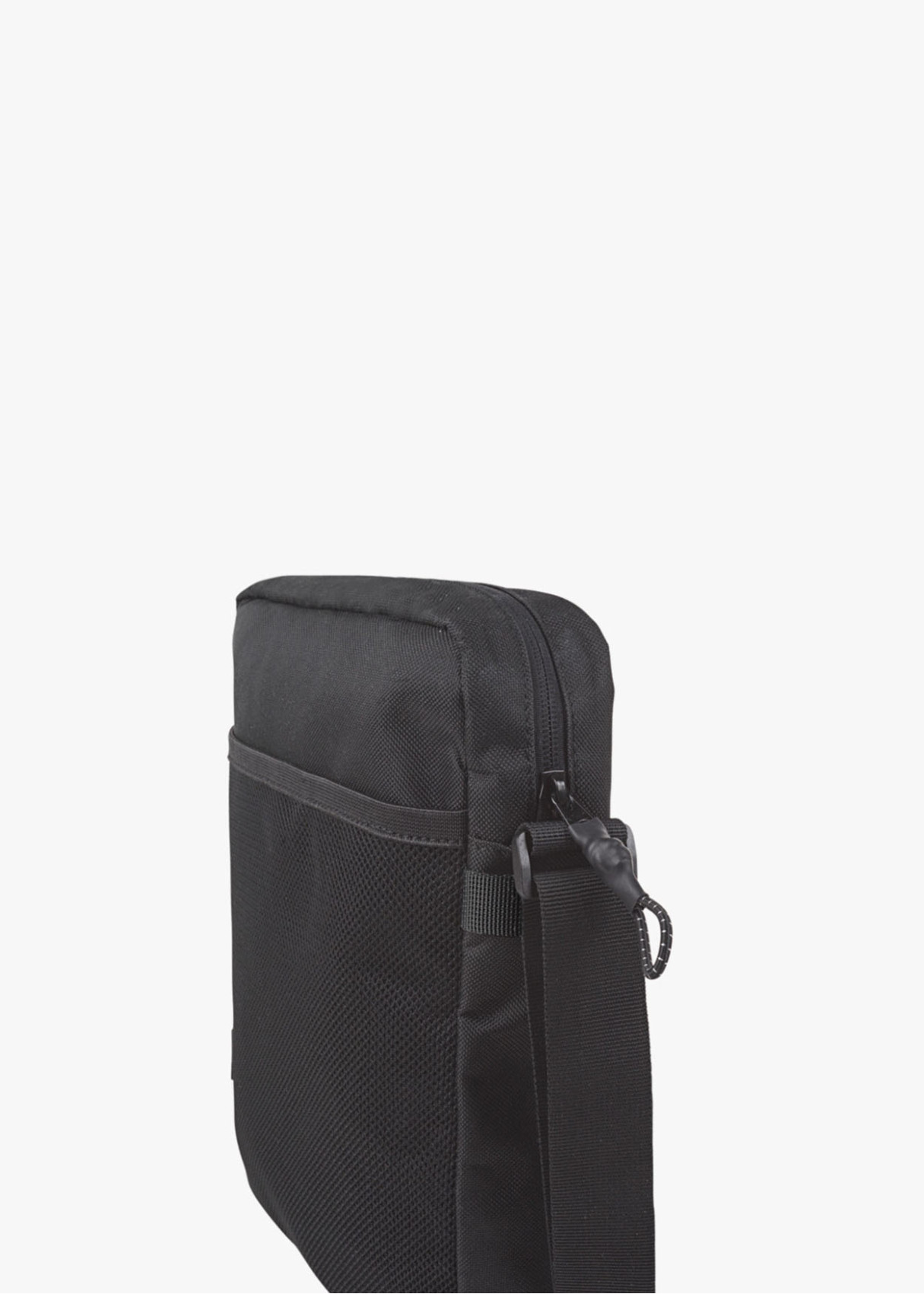 Bandolera con Asa Ajustable y Cierre Cremallera Negro