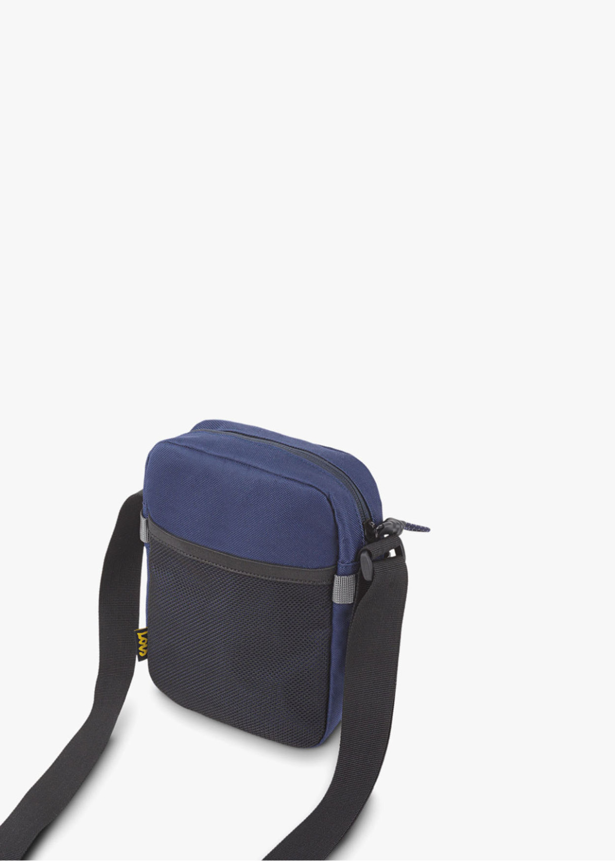 Bandolera con Asa Ajustable y Cierre Cremallera Azul