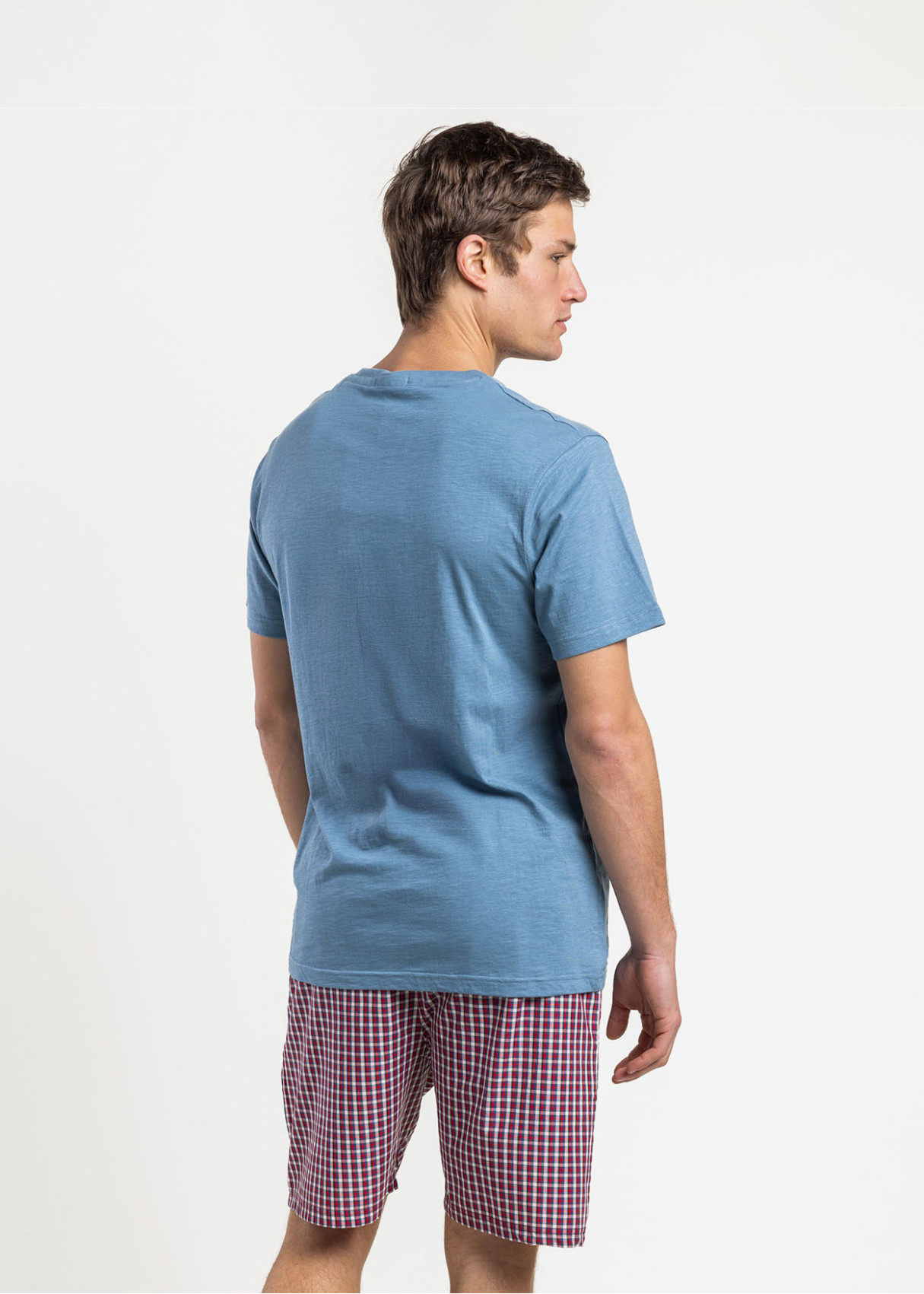 Pijama Manga Corta Nomad motorbike azul