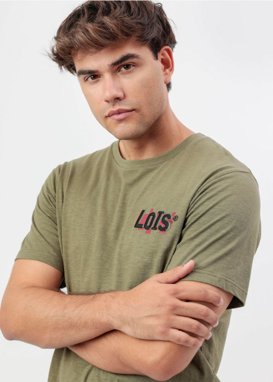 Pijama Manga Corta Wanderlust caqui