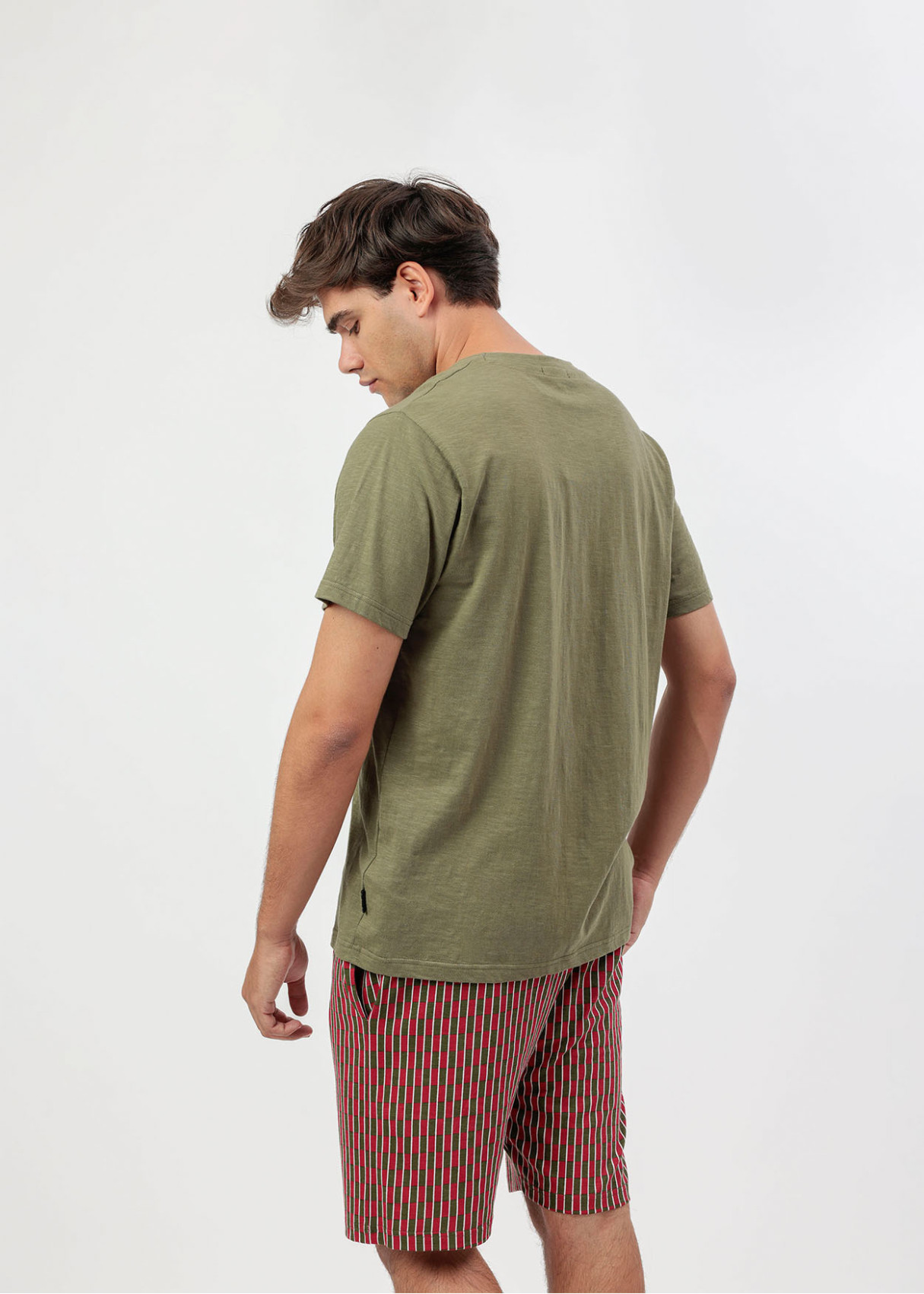 Pijama Manga Corta Wanderlust verde