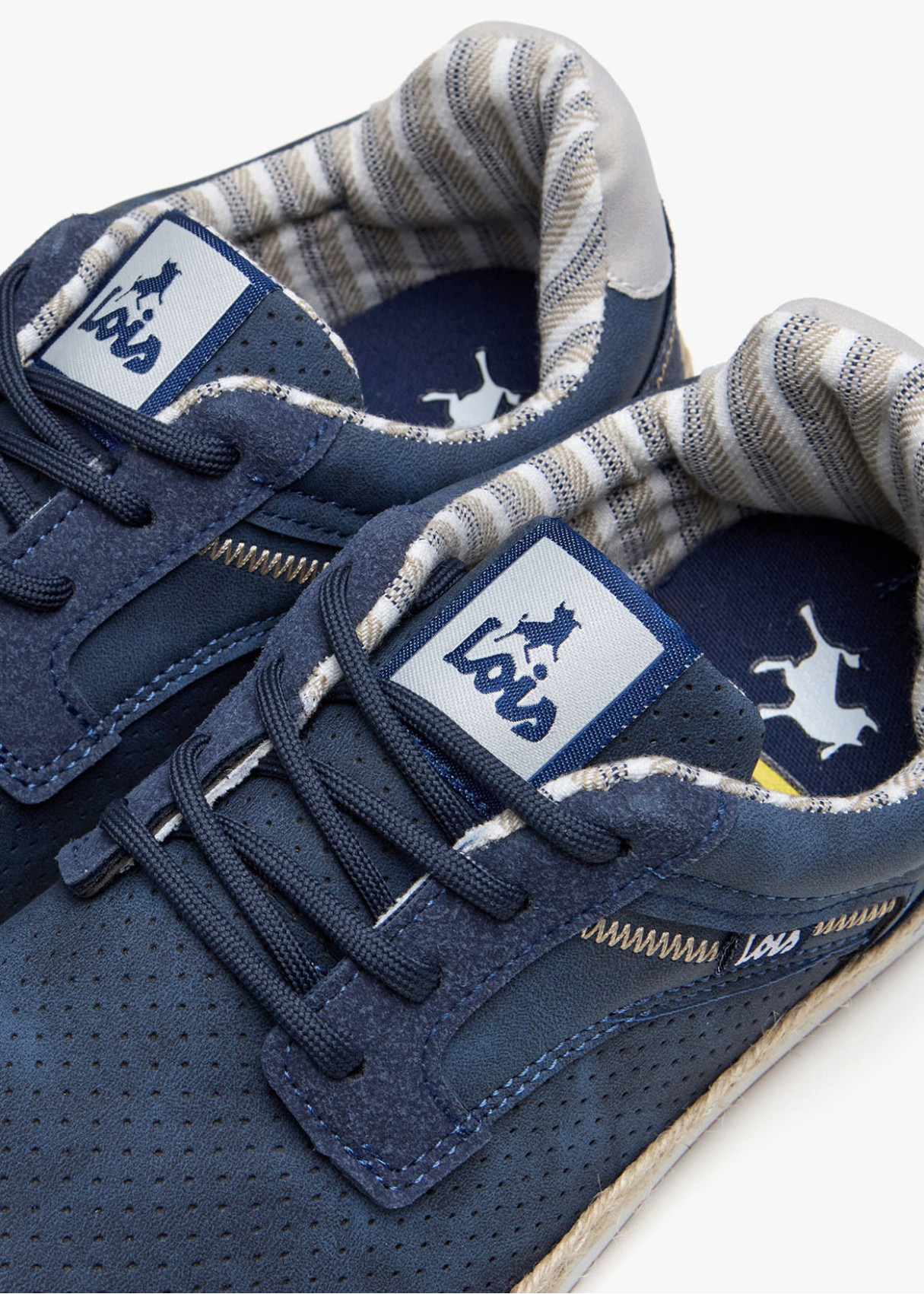 Bambas casual tiempo libre azul