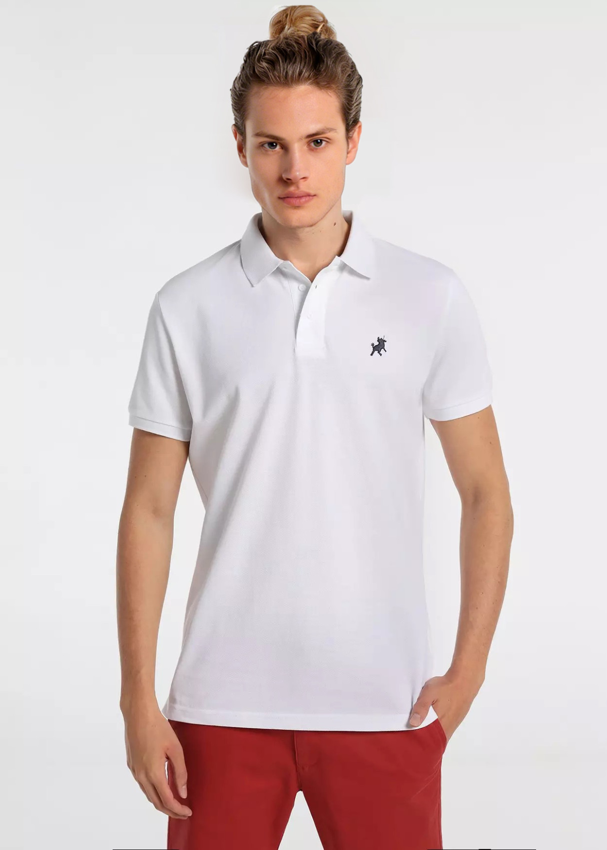 Polo Manga Corta Pique Filipo-Classic Blanco
