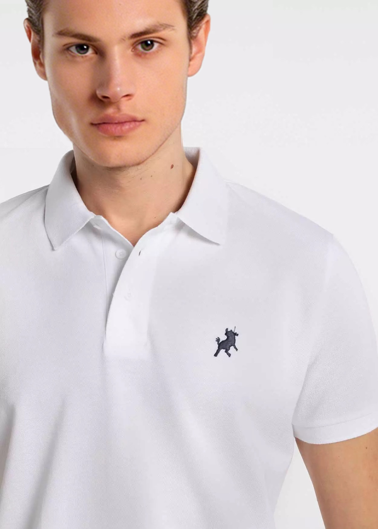 Polo Manga Corta Pique Filipo-Classic Blanco