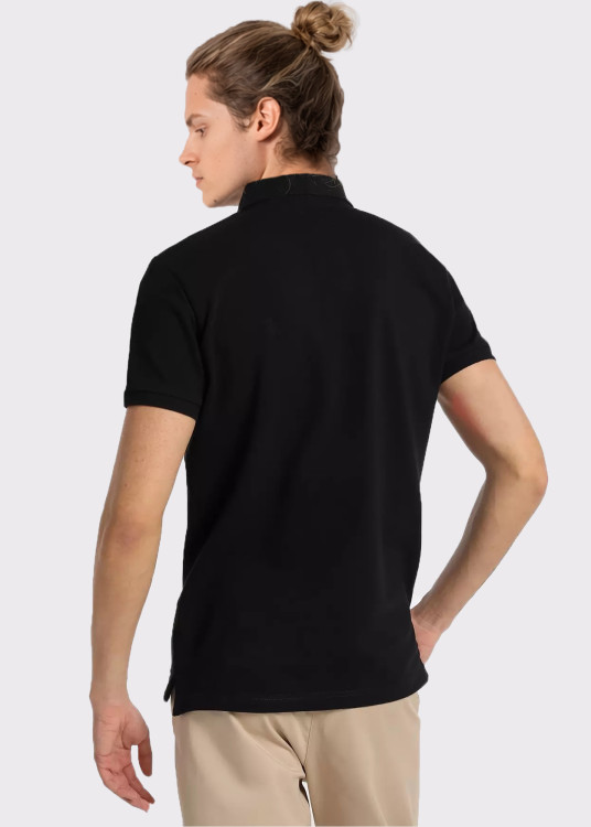 Polo Manga Corta Pique Filipo-Classic Negro