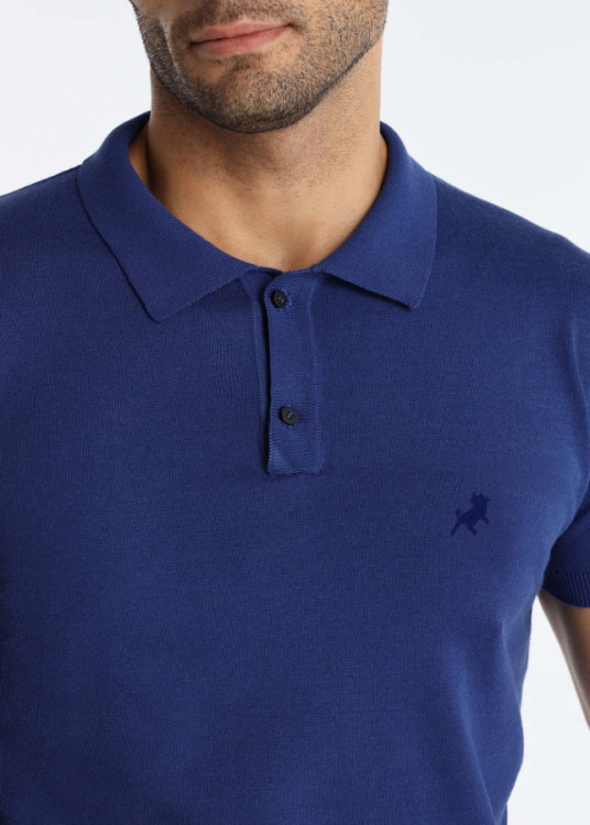 Polo Punto Fino Parche Especial Corner Toro Azul