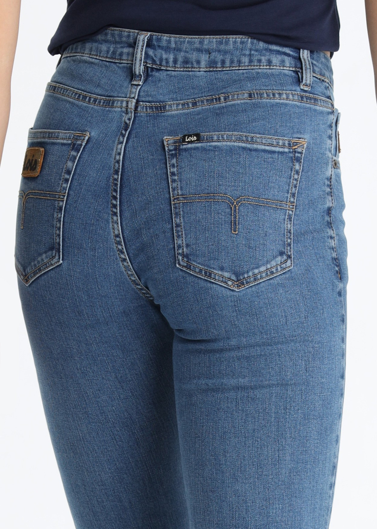 Jeans Boot Cut Acampanados Lavado Double Stone Azul