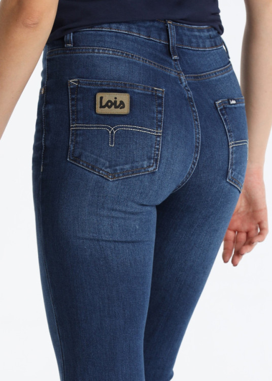 Jeans Boot Cut Acampanados Fibra Repreve Sostenible Azul
