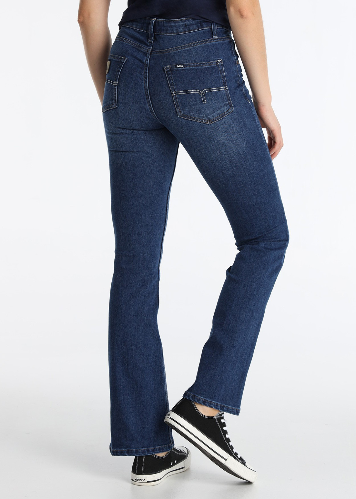 Jeans Boot Cut Acampanados Fibra Repreve Sostenible Azul
