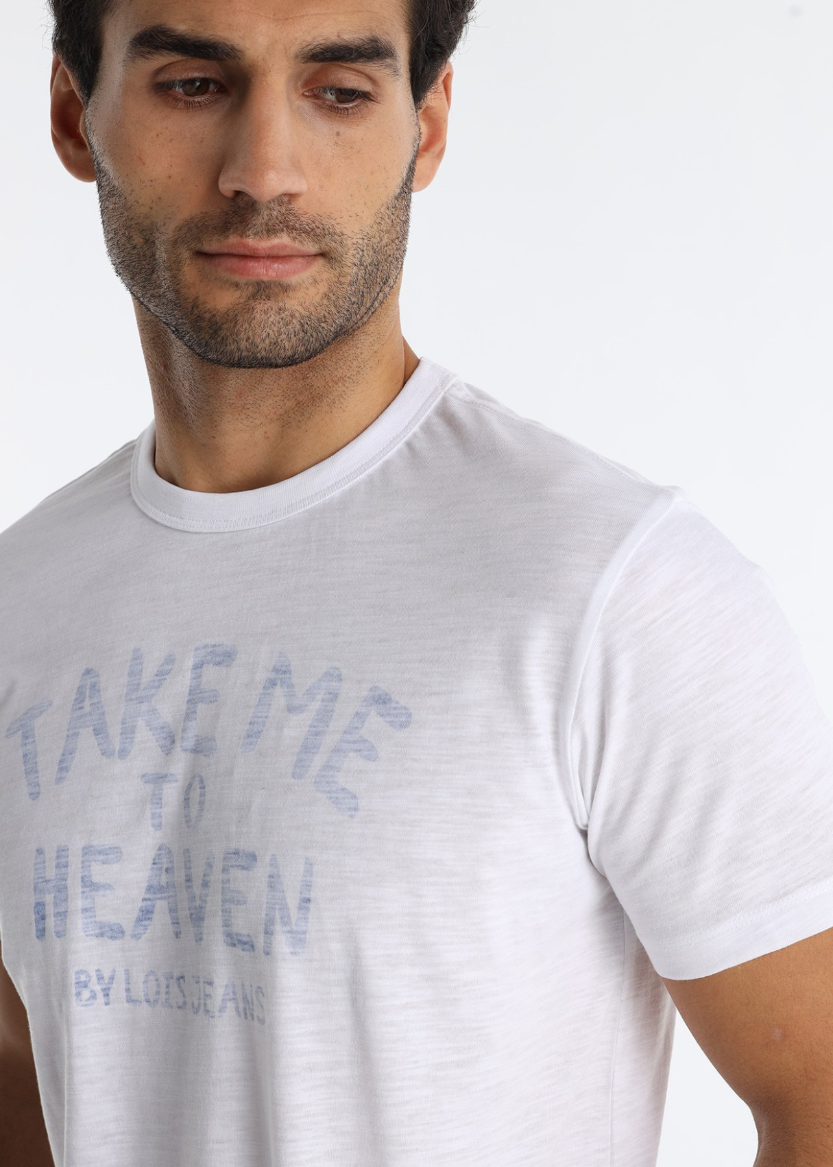 Camiseta Gráfica Texto Inspiracional Blanco