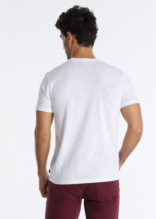 Camiseta Gráfica Texto Inspiracional Blanco