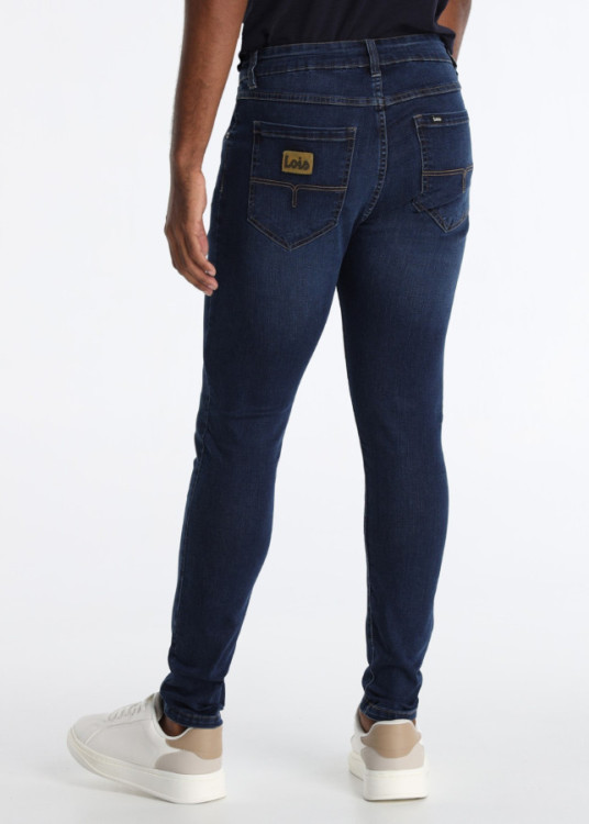Vaqueros Skinny Ultra Ajustado Mezcla Algodón Tencel Azul